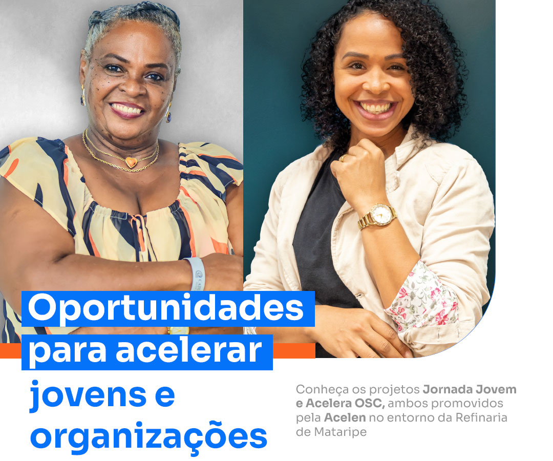 Acelen, Fundação Banco do Brasil e AVSI Brasil lançam projetos de capacitação para jovens e lideranças comunitárias